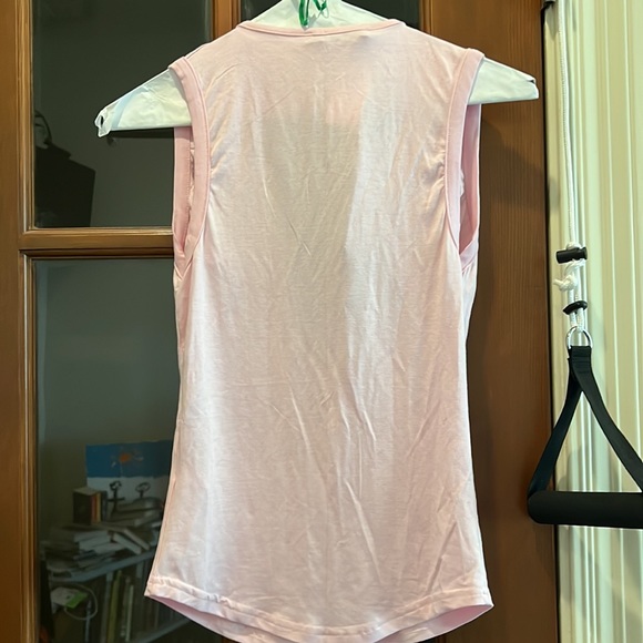 Pink small Diab’less lace up front tshirt - Picture 2 of 7